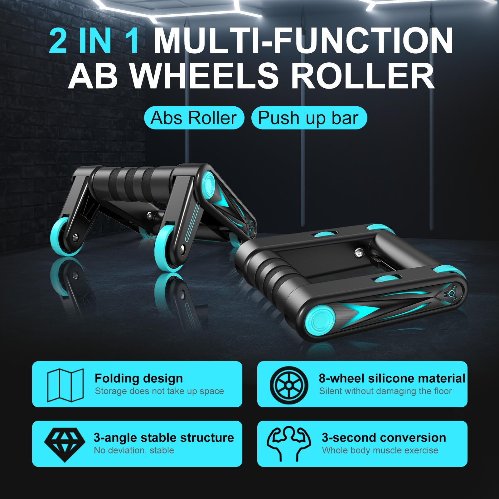 Abdominal Muscle Wheel Fitness Equipment